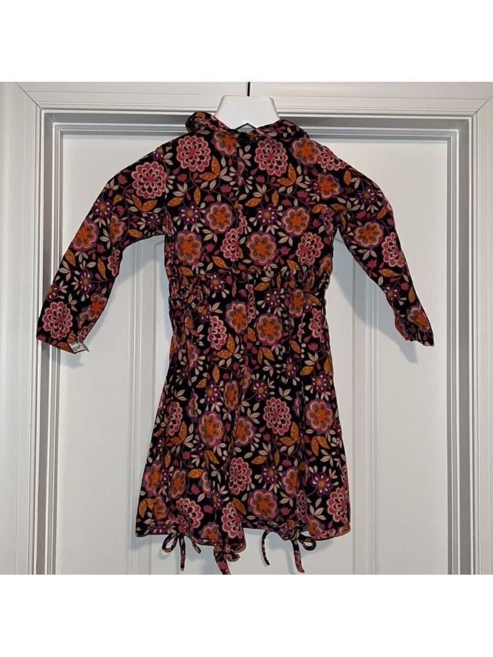 HANNA ANDERSSON girls corduroy autumn floral dress. Size 110 (5) - Picture 2 of 8